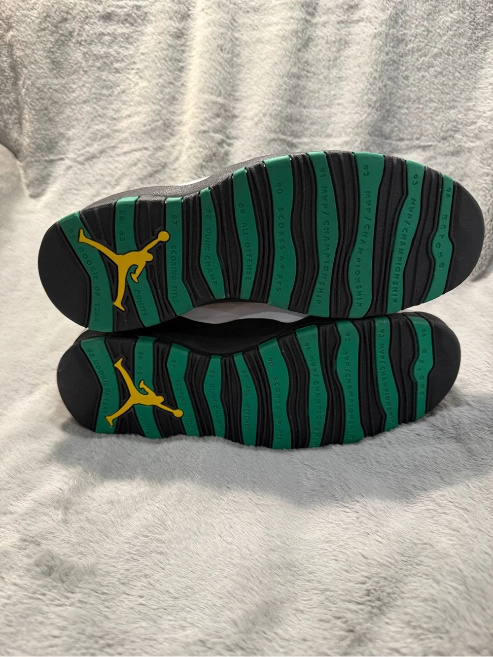 Nike Air Jordan 10 X OG Seattle 1995 Size 13M DS New Phylon Solid SuperSonics